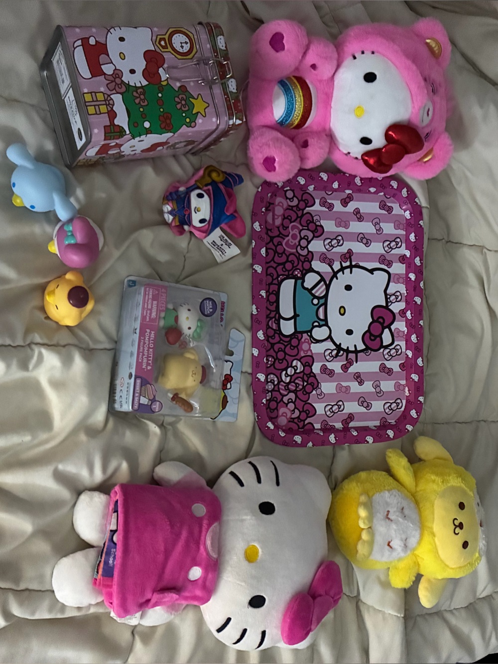 Hello Kitty Toy and Plush Collectible Bundle